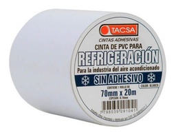 [PTTACSA201B] Cinta Refrigeración s/adh 70mmx20mx0,10mm Blanco
