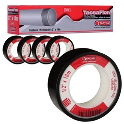 [ PTTACSA140B] Cinta de Teflón 1/2" x 10 m