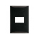 [25611-69] PLACA 1 MOD S/CHASIS NEGRO EBANO S25P