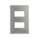[25612-63] PLACA 2 MÓD S/CHASIS ALUMINIO MATE