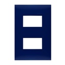 [25612-66] PLACA 2 MÓD S/CHASIS AZUL BALEARES S25P