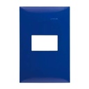 [25611-56] PLACA 1 MÓD S/CHASIS AZUL MARINO S25P