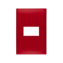 [25611-57] PLACA 1 MÓD S/CHASIS ROJO CARMESI S25P