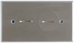 [EA-5799FBA] CAJA DE PISO CON TOMA DOBLE 20A 125V EAGLE 5799FBA