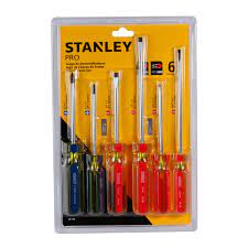 [STAN-69-170] JUEGO DESATORNILLADORES 6 PZS PROF