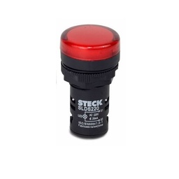 [CONTL344] LUZ PILOTO ROJO 22mm 24V AC/DC - SLDS241 - STECK