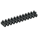 [704B-10] REGLETA DE 10 AMP NEGRA (TIRA)