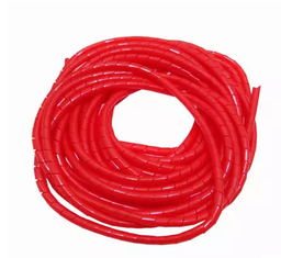 [0E-09R] ESPIRAL AMARRACABLE DE 9 MM (3/8) ROJO