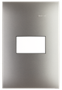 [25150-640] PULSADOR UNIPOLAR SENCILLO BLANCO C/PLACA CAVA S25P