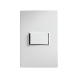 [25201-640] INTERRUPTOR SENCILLO 3 VIAS  BLANCO C/PLACA CAVA MATE S25P