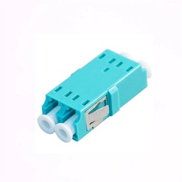 [FIB-ADPLCOM3] ADAPTADOR FIBRA LC/UPC DUPLEX OM3 COLOR AQUA TEKLINK