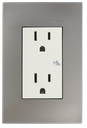 [25424-640] TOMA DUPLEX C/SISTEMA SEGURIDAD BLANCO C/PLACA CAVA S25P