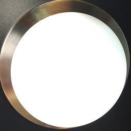 [LUX-C9342-1] PLAFON DECORATIVO BRONCE 8" 1 LUZ 40W 120V E27 LUX C9342-1
