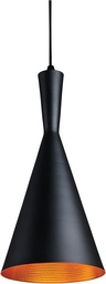 [LUX-H9296-1] LAMPARA COLGANTE VINTAGE NEGRO 1 LUZ 60W 120V E27 LUX H9296-1