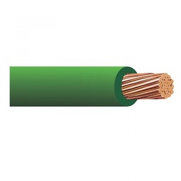 [CU-02VXM] CABLE CU THHN 2 AWG VERDE X MTS